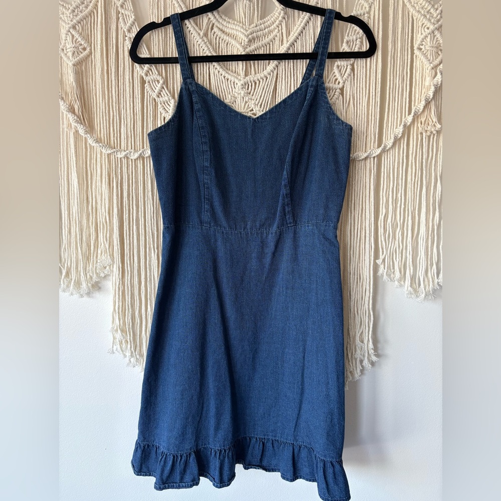- Old Navy Jean Spaghetti Strap Dress - $20
